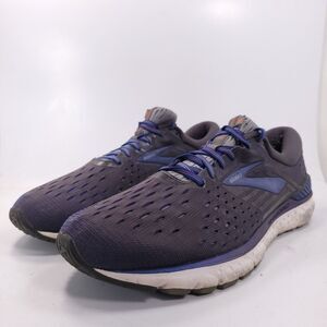 Brooks Transcend 6 Athletic Running Shoe Mens Size 13 1102991D092 Black Blue